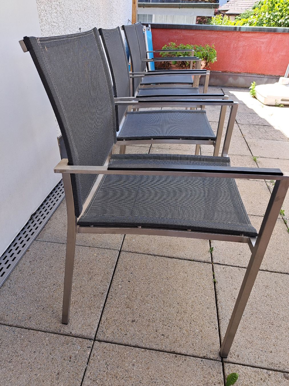 Sedie: 4 Gartenstühle – Usato da Bergdietikon venduto da LustigerLoewenzahn 4