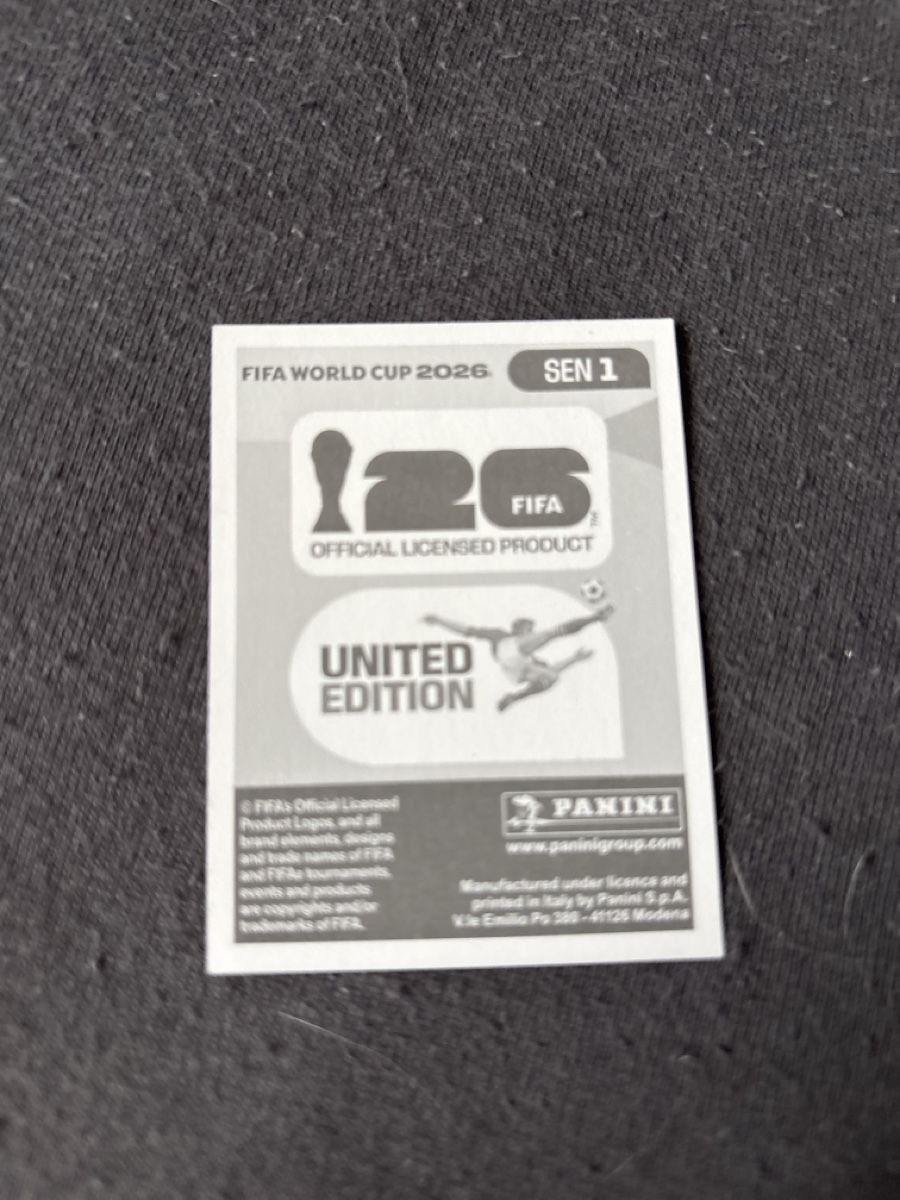 Panini Carte collezionabili: Panini Bild SEN1 – Nuovo e nell'imballaggio originale da Rechthalten venduto da Thierry_89 1