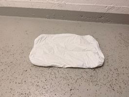 Bezug Kissenhülle Baumwolle Weiss 30x50cm guter Zustand