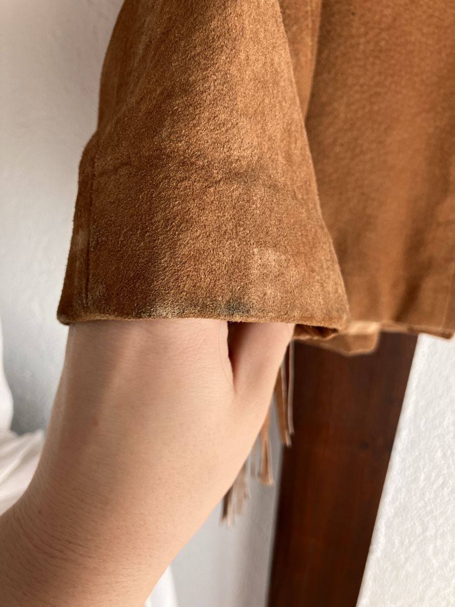 Giacche: Wunderschöne Vintage Lederjacke mit Fransen – Usato da Mumpf venduto da jul_2jdd 2