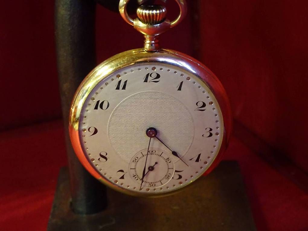 Orologi: Pocket Watch Elgin Gold Filled Case D. 45.7mm Restauriert – Usato da Heiden venduto da Schlosser08 1