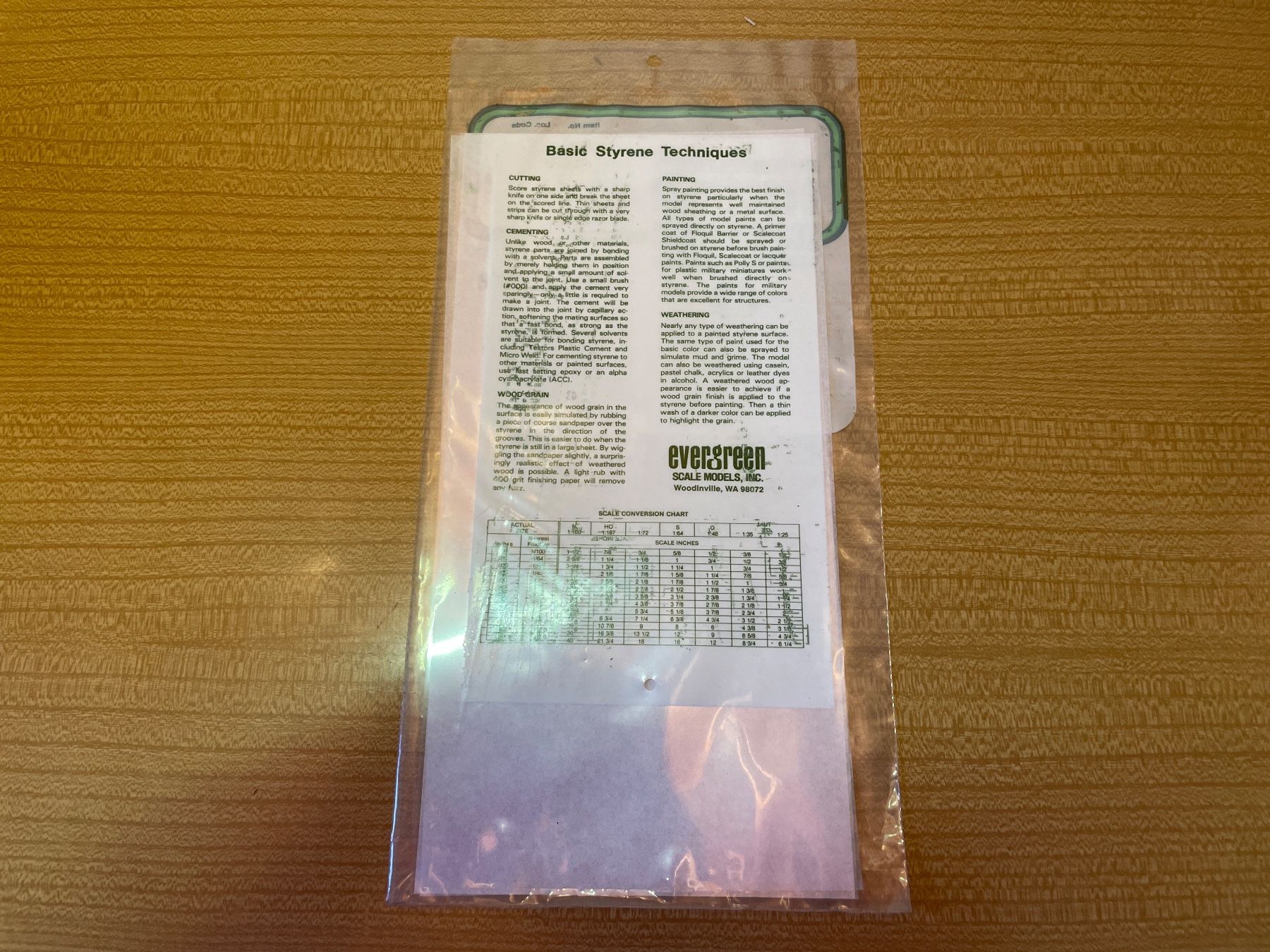 Kit di modellismo & Modellini statici: Evergreen Sheet Styrene CLEAR 9005 – Nuovo (secondo la descrizione) da Suhr venduto da Daneli7 1