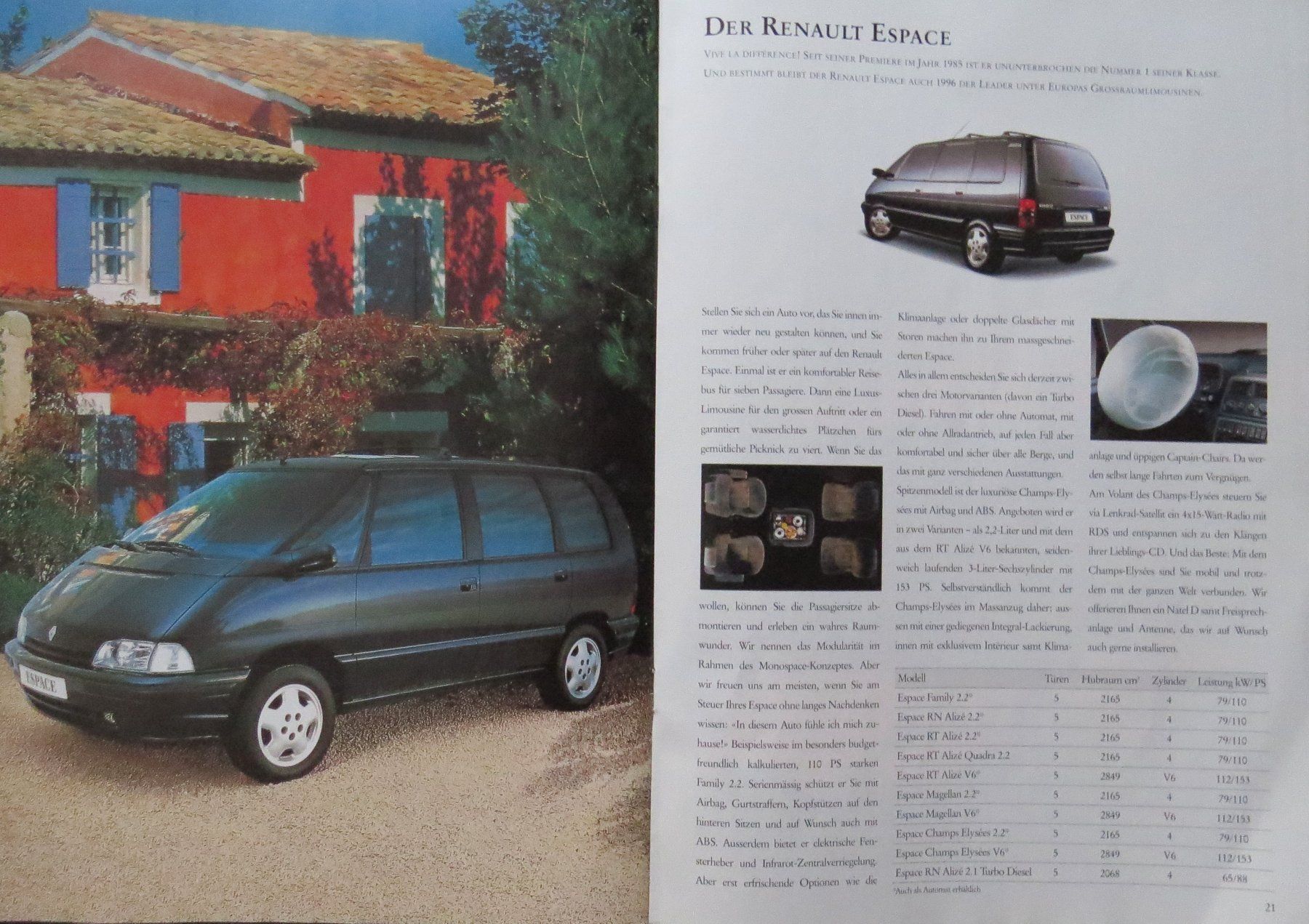 Renault Documenti: Prospekt Renault 1996 Programm + 1 Poster – Nuovo (secondo la descrizione) da Ettingen venduto da campione_1 2