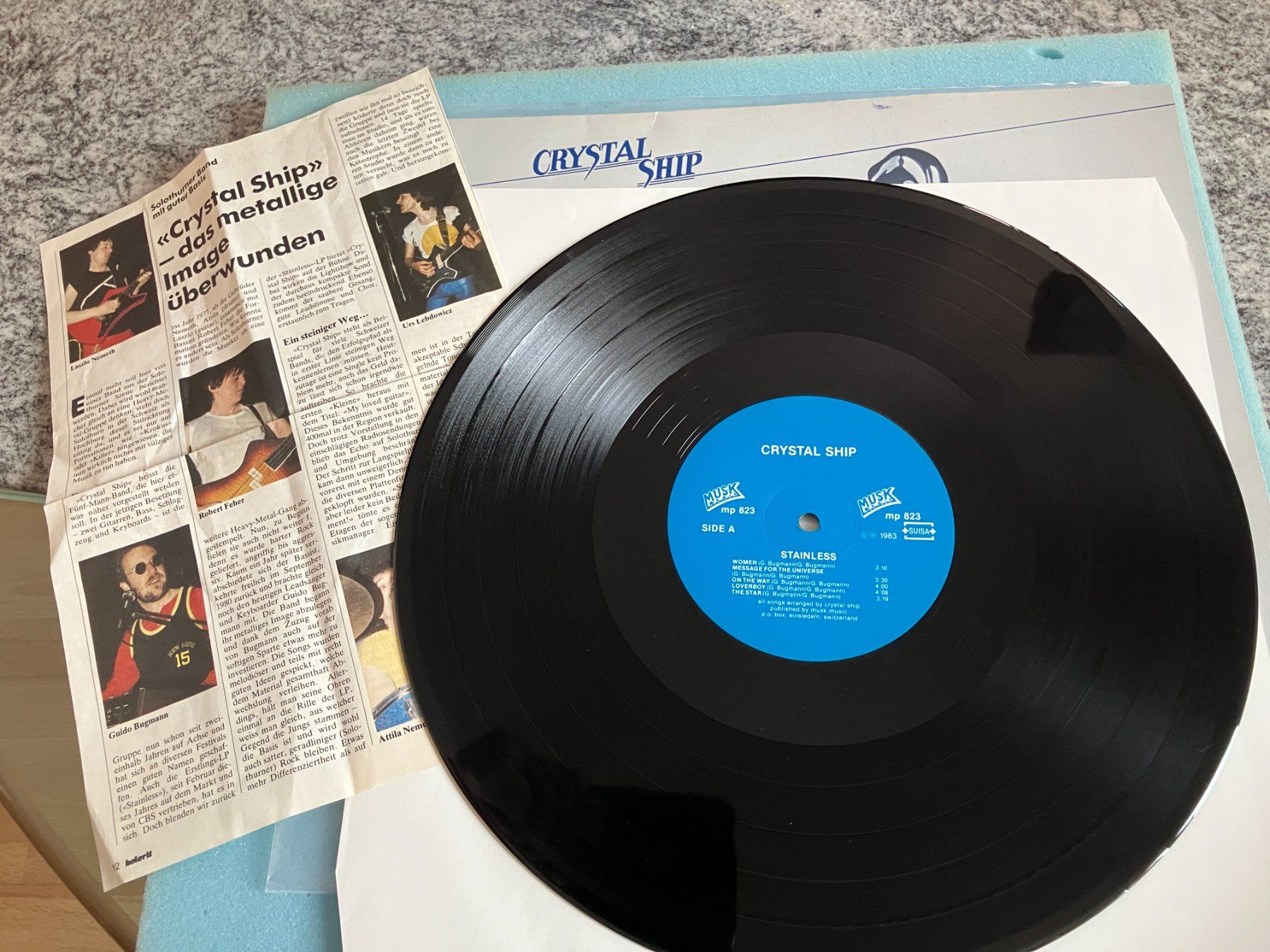 Dischi in vinile: Crystal Ship – Usato da Aarwangen venduto da Jukebox3 5