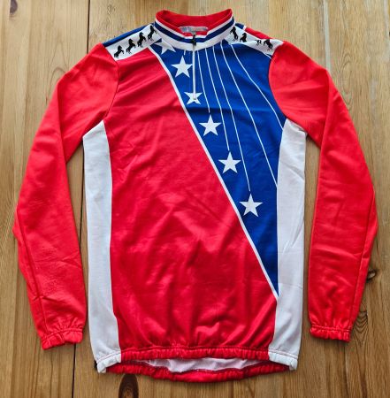 Radtrikot Blacky vintage Grösse XL Velo Fahrrad Trikot