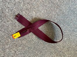 Reissverschluss Purpur 55 cm teilbar 64