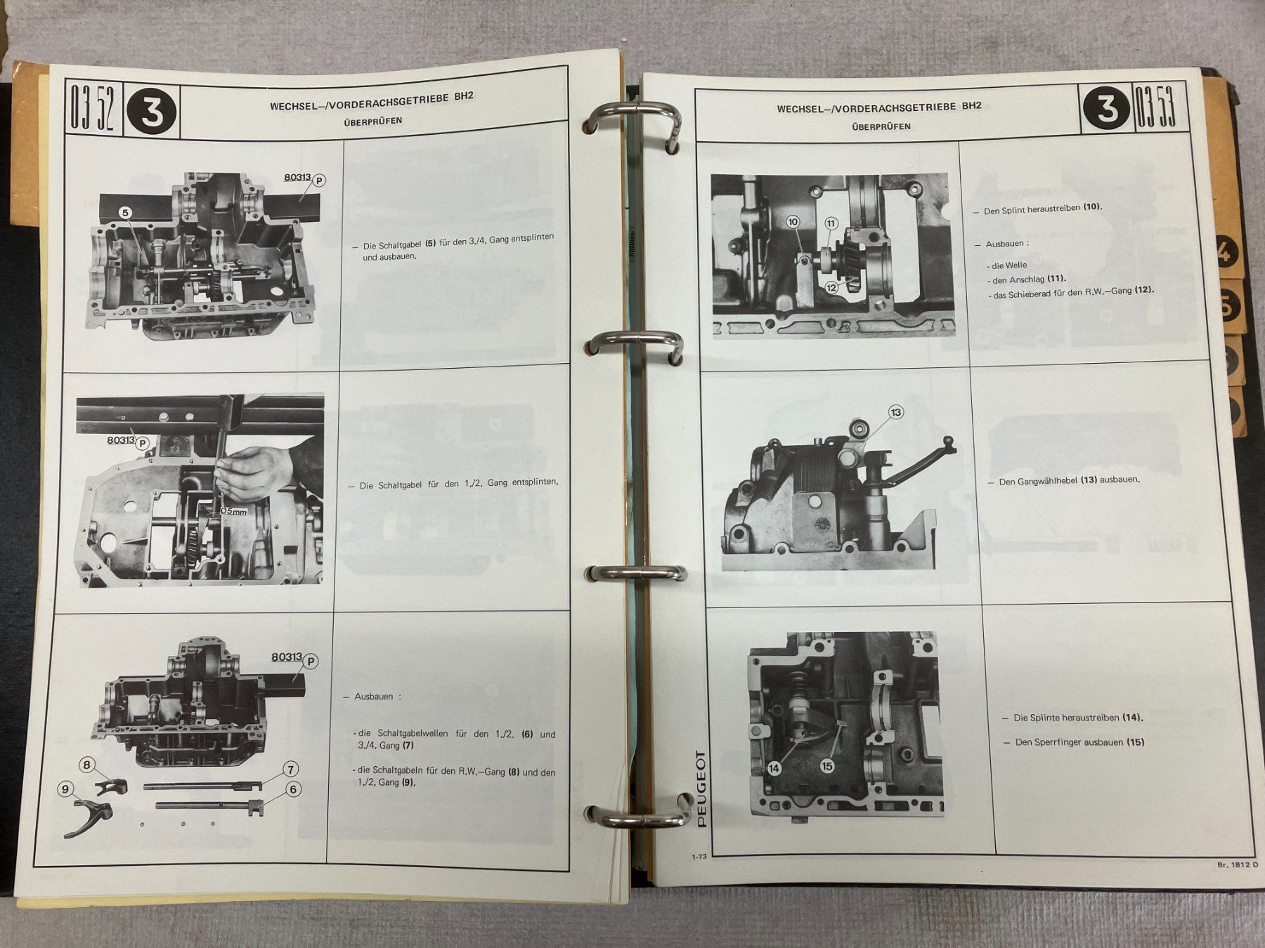 Bücher: Werkstatthandbuch Peugeot 104 – Gebraucht aus Hämikon von Armin15 5