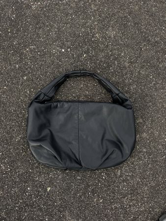 Reserved Black Eco Leather Bag Y2K Vintage