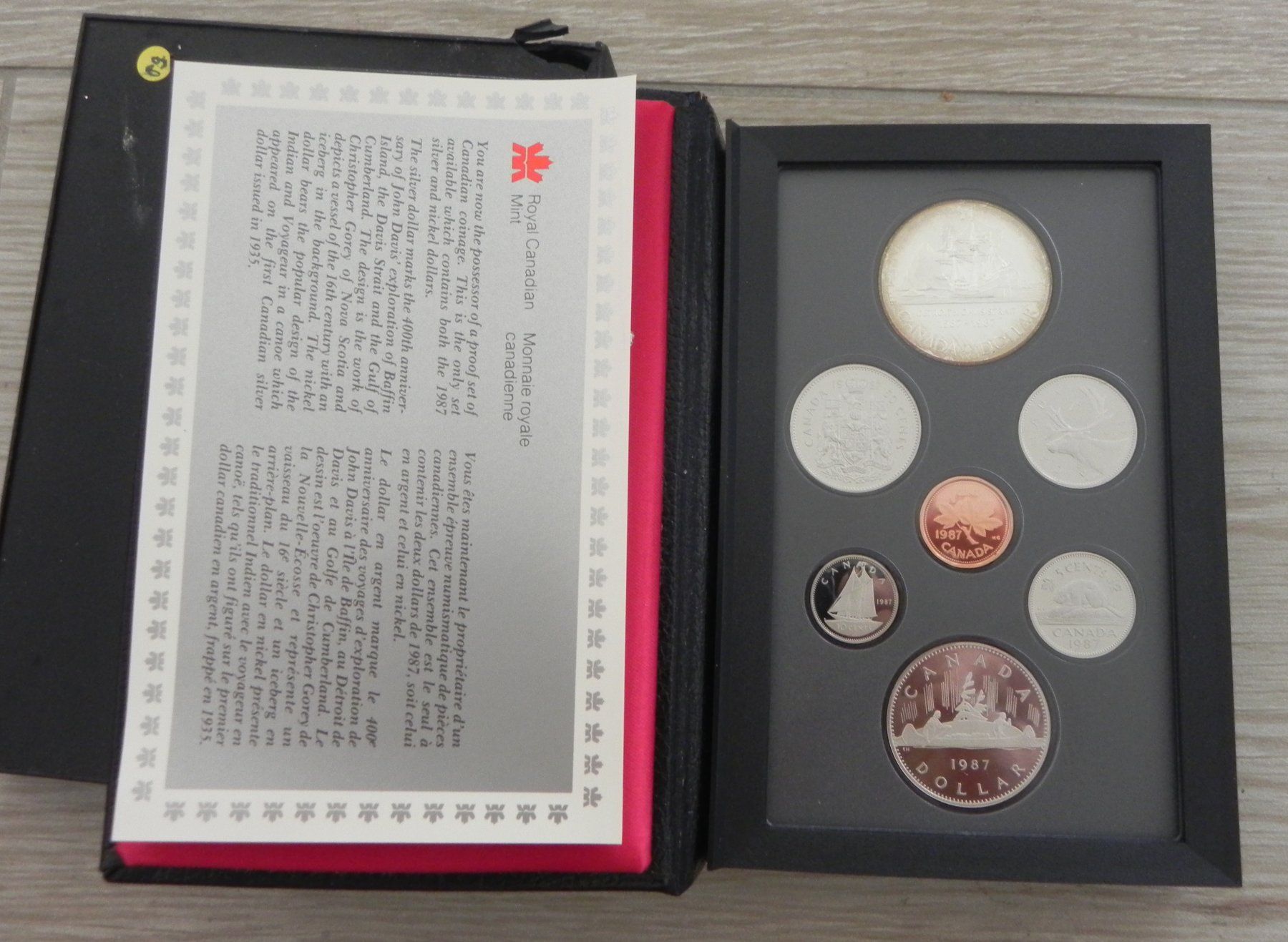 Toutes les monnaies: Original Münzenset - Mintset- Canada 1987 Proof - PP – Neuf avec emballage d'origine à Biel/Bienne par Gogolozi 2