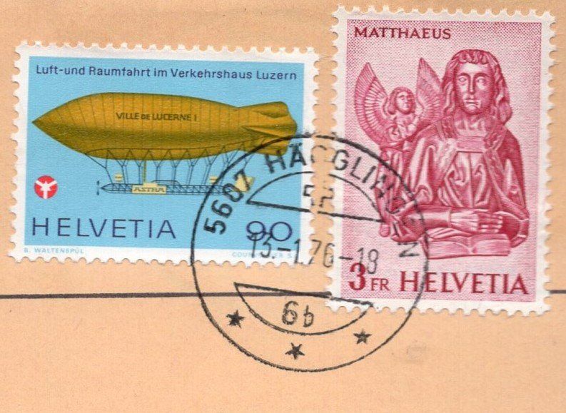 Alle Briefmarken: Hägglingen, 13.1.76  Nachnahme – Gebraucht aus Aarau von kufi44 1