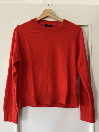 Massimo Dutti orange-red jumper