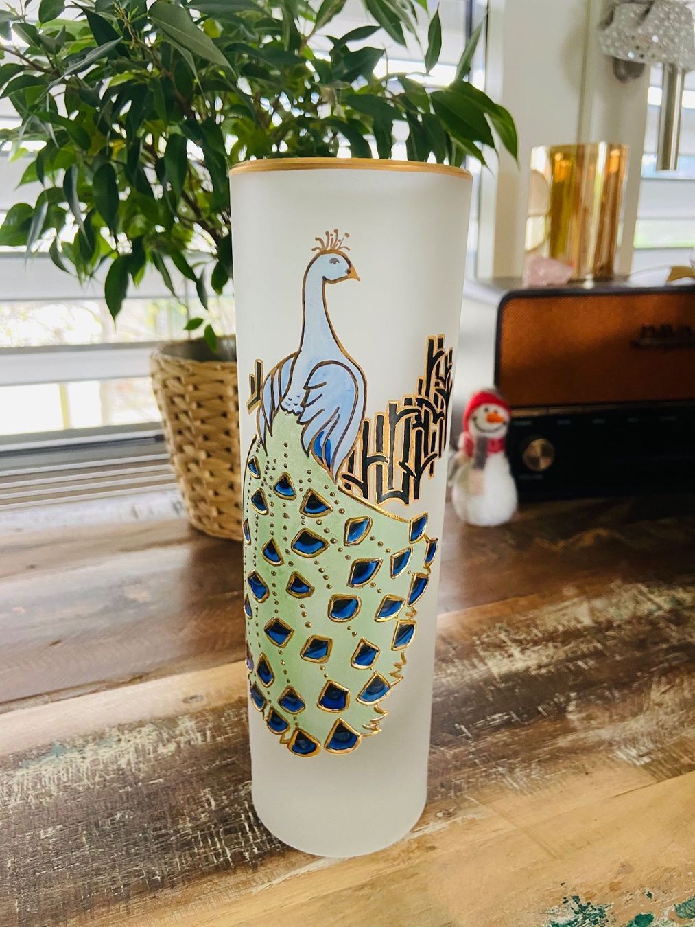 Vasi & Recipienti: vase pfau seltene handarbeit – Usato da Gipf-Oberfrick venduto da Iberico 5