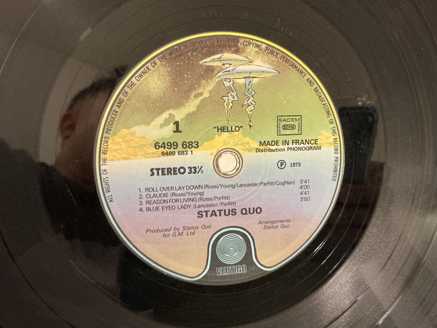 Schallplatten: Status Quo LP - Hello (VG) – Gebraucht aus Winterthur von Tumko-Vinyl 1