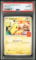 Pokemon Pikachu MC Donalds Promo PSA10