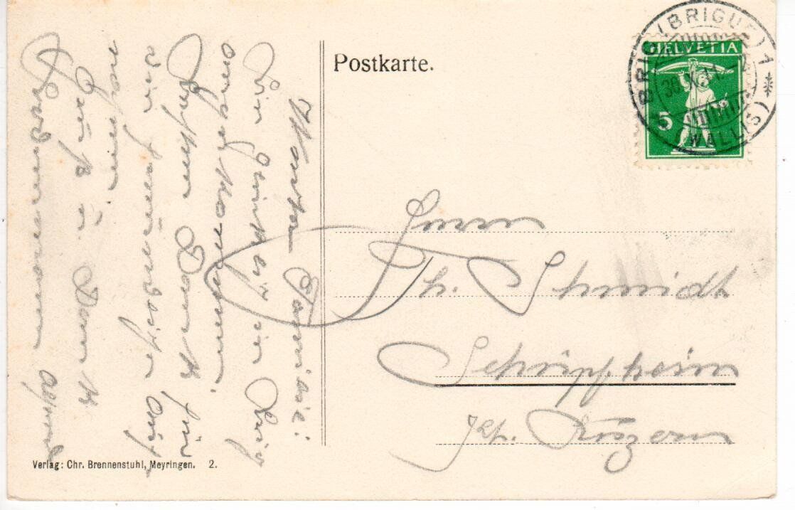 Cartoline postali: Lax - Wallis 1911 – Usato da Wolhusen venduto da Curver9 1