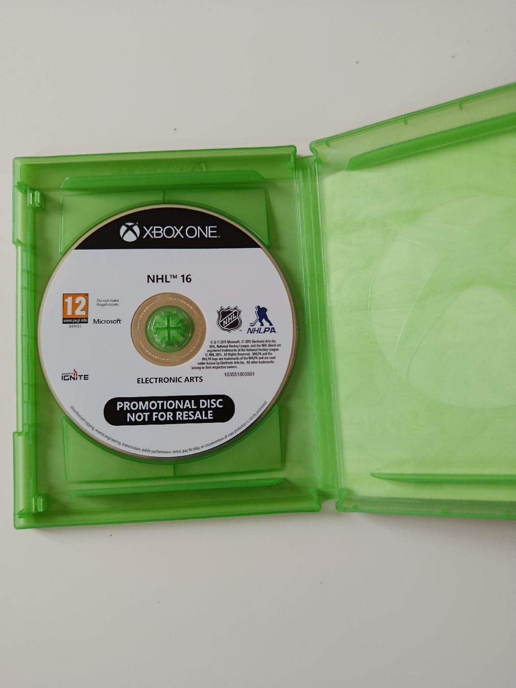 NHLpa Giochi: NHL16 XBOX ONE – Usato da Wattwil venduto da sunicheyenne 2