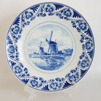 Teller Mühlen Ø 22.5 cm. Royal Delft De Porceleyne Fles