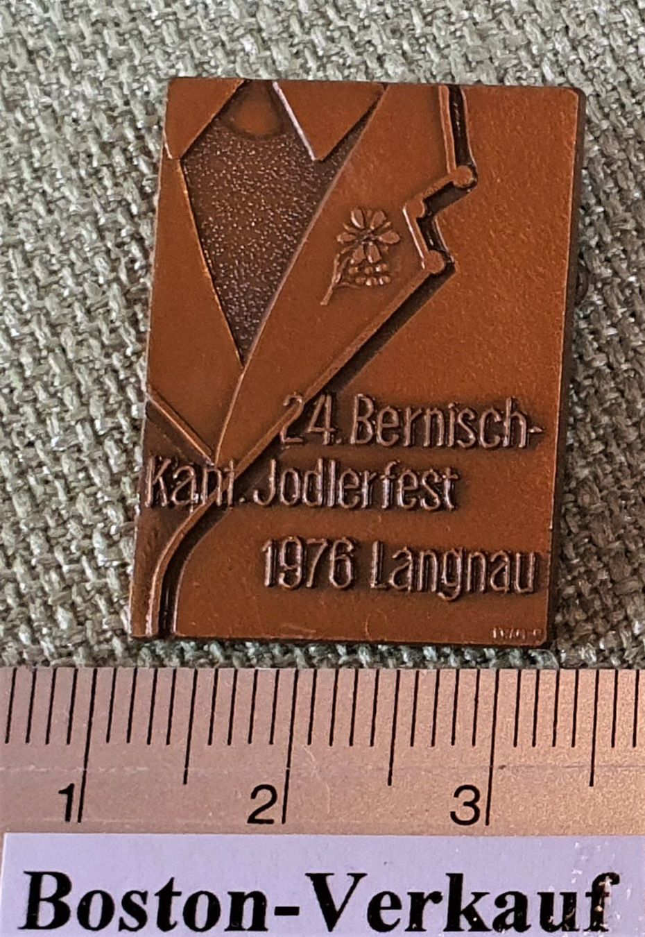 Coperchi dei cremini per caffè: D339 - Jodlerfest Bern Langnau 1976 – Usato da Reinach BL venduto da Boston-Verkauf 2