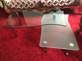 Glas Couchtisch, Wohnzimmertisch, Designer Tisch Top!
