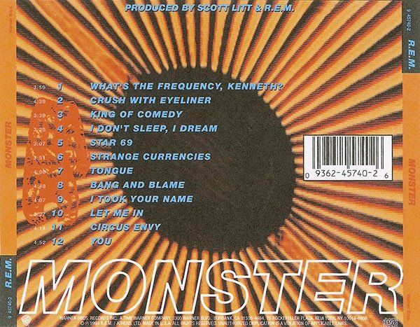 CD: CD R.E.M. Monster – Usato da Bionnens venduto da Meg011 1