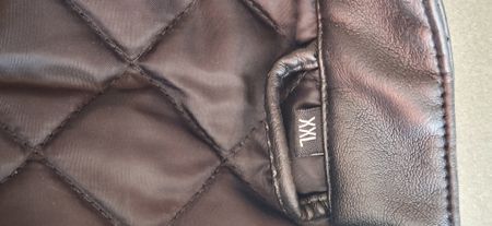 Kunstlederjacke schwarz xxl