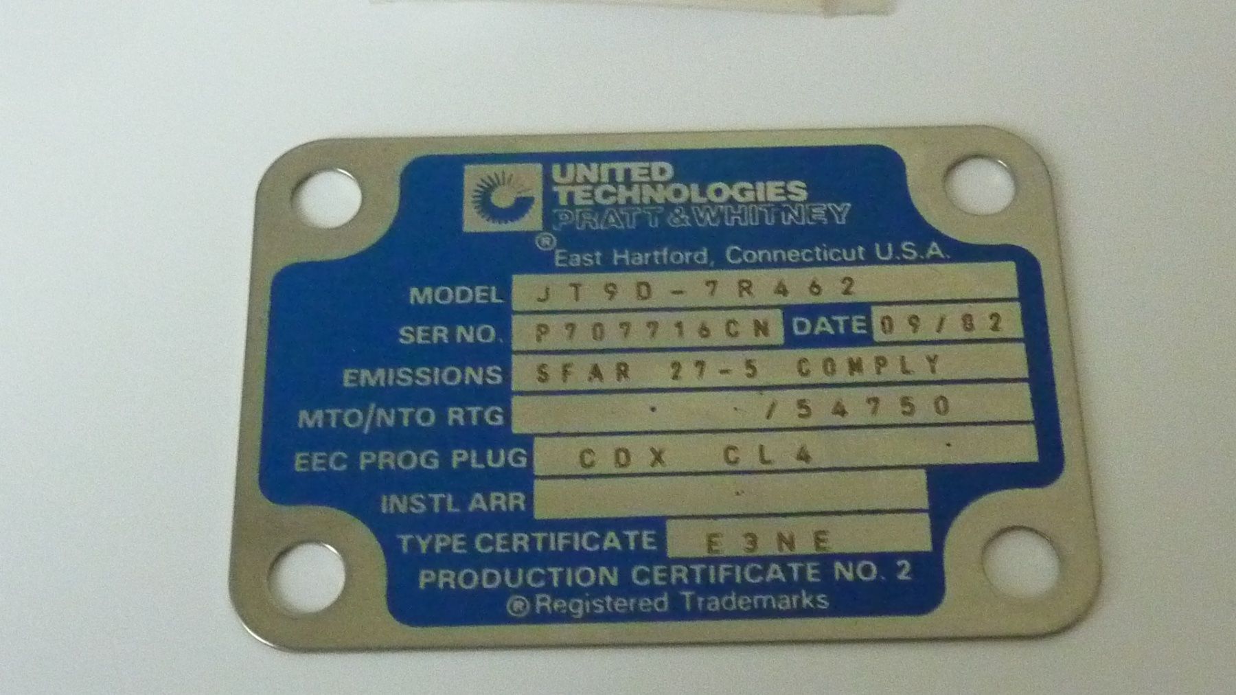 Plaquettes & Badges: Original Triebwerk CERTFICATE plus PIN – D'occasion à Bassersdorf par regatoli 1