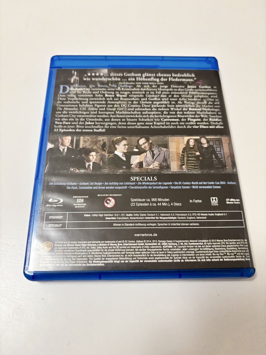 Tutti i DVDs: Gotham Staffel 1 (Blu-ray) – Usato da Luzern venduto da Armastra 1