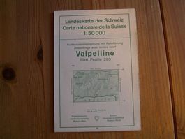 Antike Karte "Valpelline" 1961,1:50 000