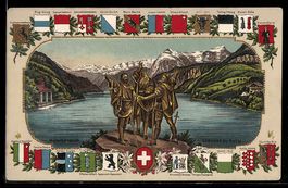 Rütli, Rütlischwur, Wappen von Zürich