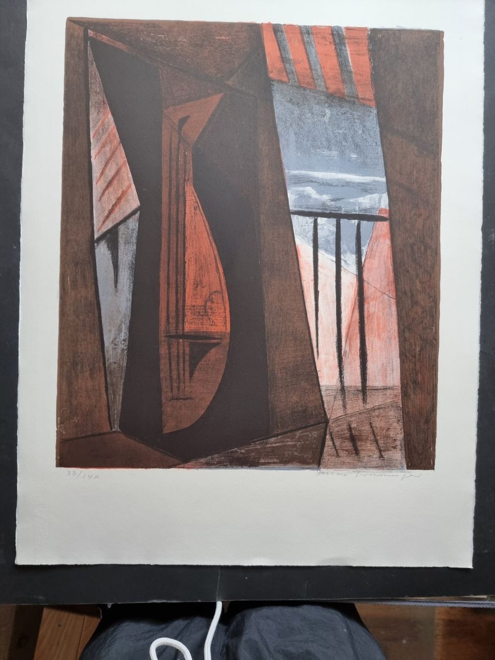 Grafica & Litografie: MAX TRUNINGER LITHOGRAPHIE SIGNIERT NUMMERIERT – Usato da Gersau venduto da grafik-kunst 3