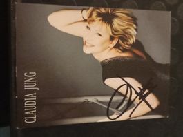 Claudia Jung - Handsigniert Autogrammkarte