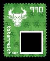 Crypto Stamp 4.0 Österreich: BULLE IN GRÜN