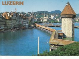 Luzern Kapellbrücke ca. 1980
