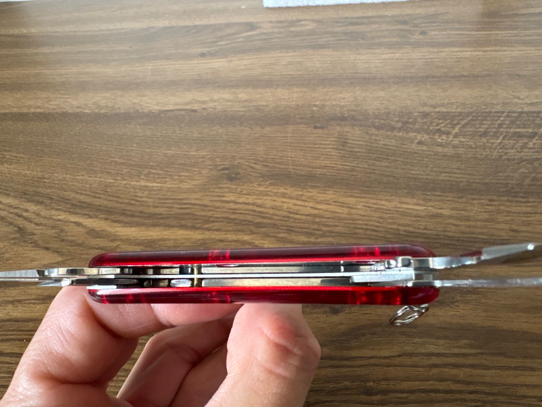 Wenger Taschenmesser: WENGER - Sackmesser red trans - Schneider & Schmid – Gebraucht aus Andwil SG von Rainboli 7