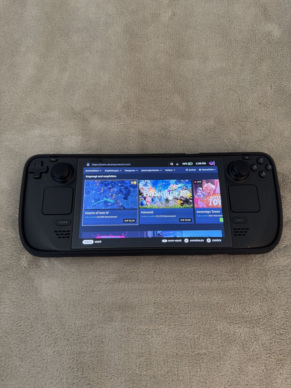 Valve Console: Steam Deck OLED 512 GB mit Zubehör – Usato da Gränichen venduto da Balrog1 6