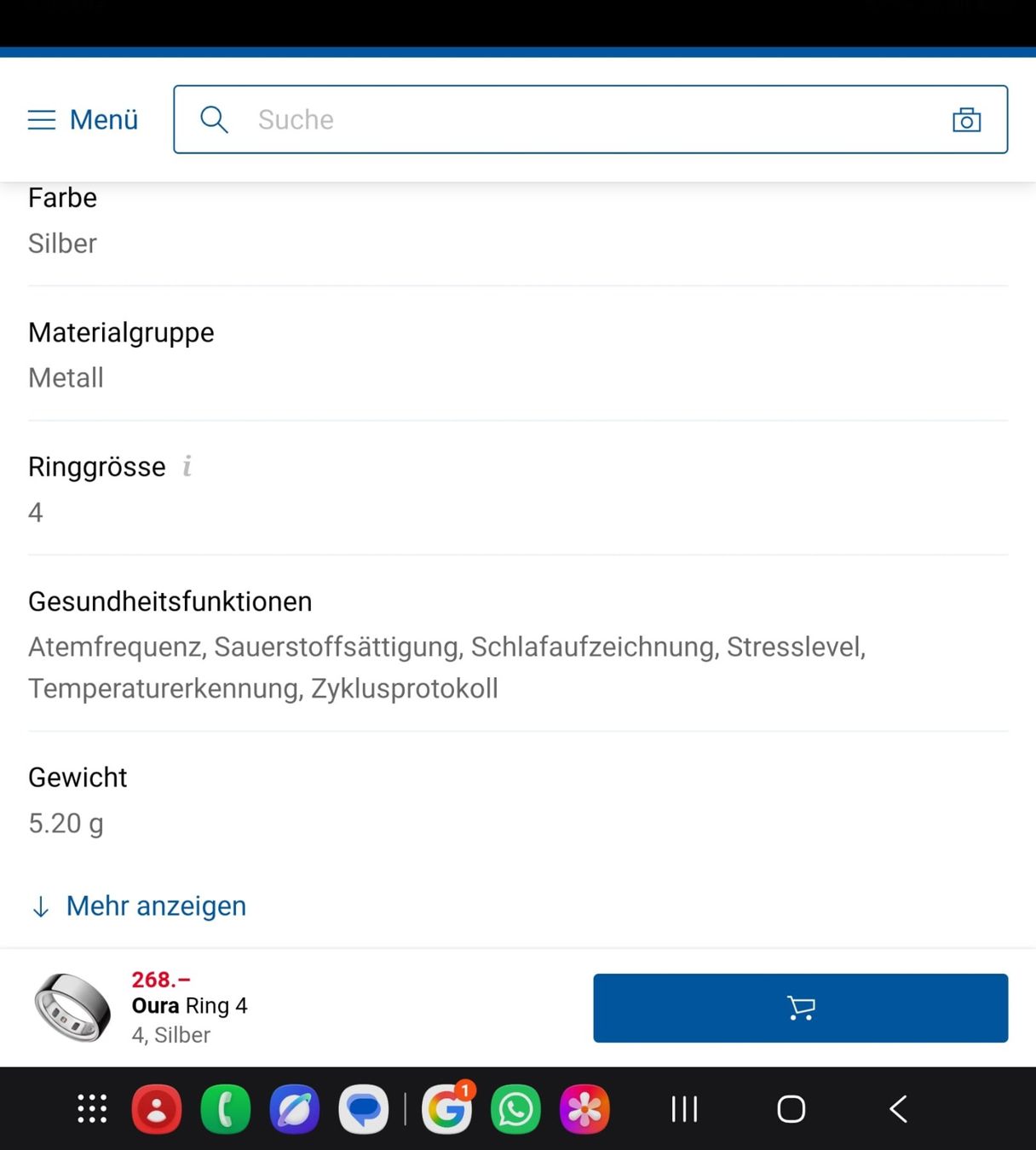Oura Bagues: Oura Ring 4 Silver – Neuf avec emballage d'origine à Wikon par Speedy_li 3
