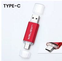 USB 3.0 und C  Memory Stick 32GB Rot Metalisé Due OTG