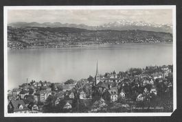 Horgen Gesamtansicht mit dem Säntis