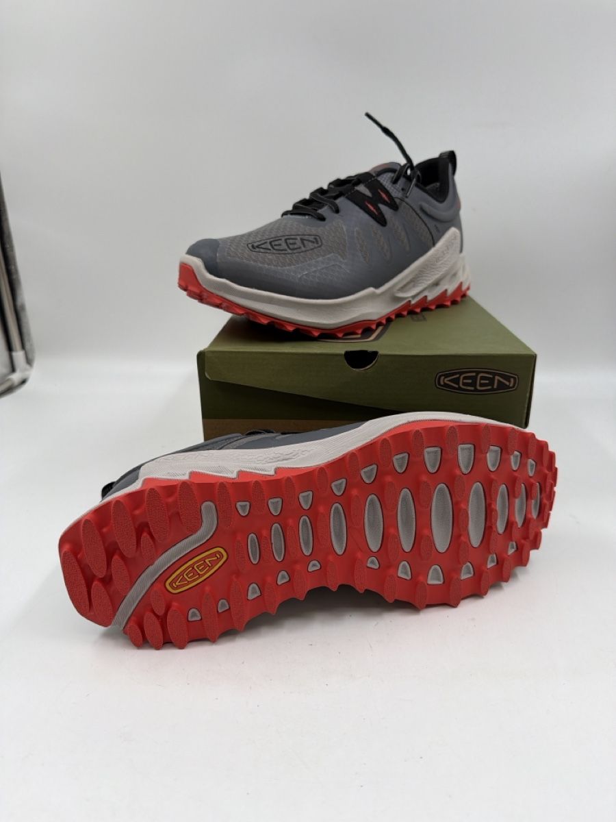 Keen Scarpe da uomo: Keen Zionic WP, Grau/Rot, Grösse 44.5 - Neu! – Nuovo e nell'imballaggio originale da Sirnach venduto da Fkobi 3
