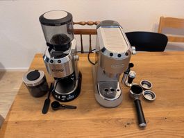 Kaffemaschine DeLonghi Dedica mit Kaffemühle