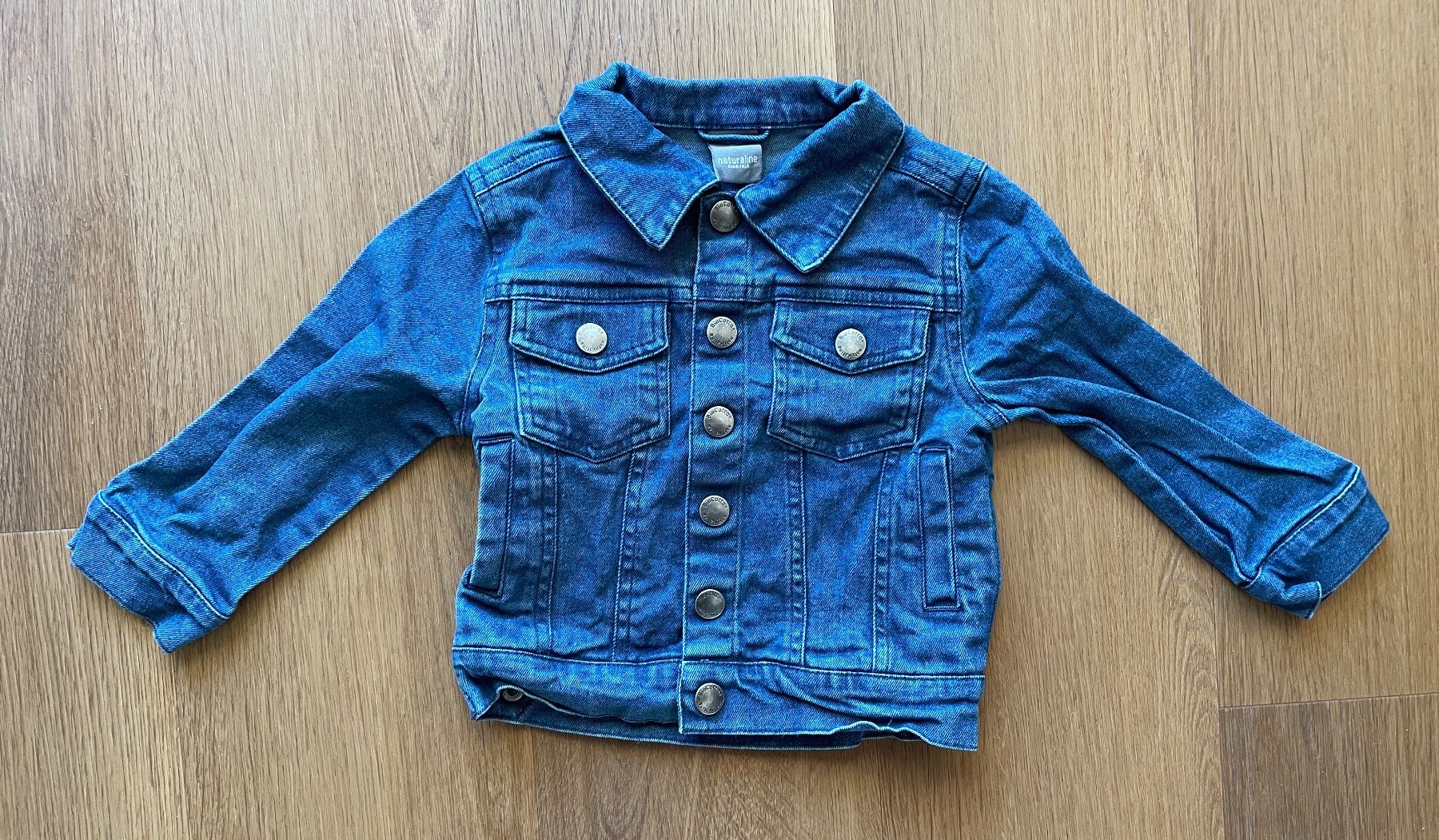 Naturaline Giacche & Cappotti: Jeansjacke dunkelblau, Grösse 86 – Usato da Gümligen venduto da soleil149