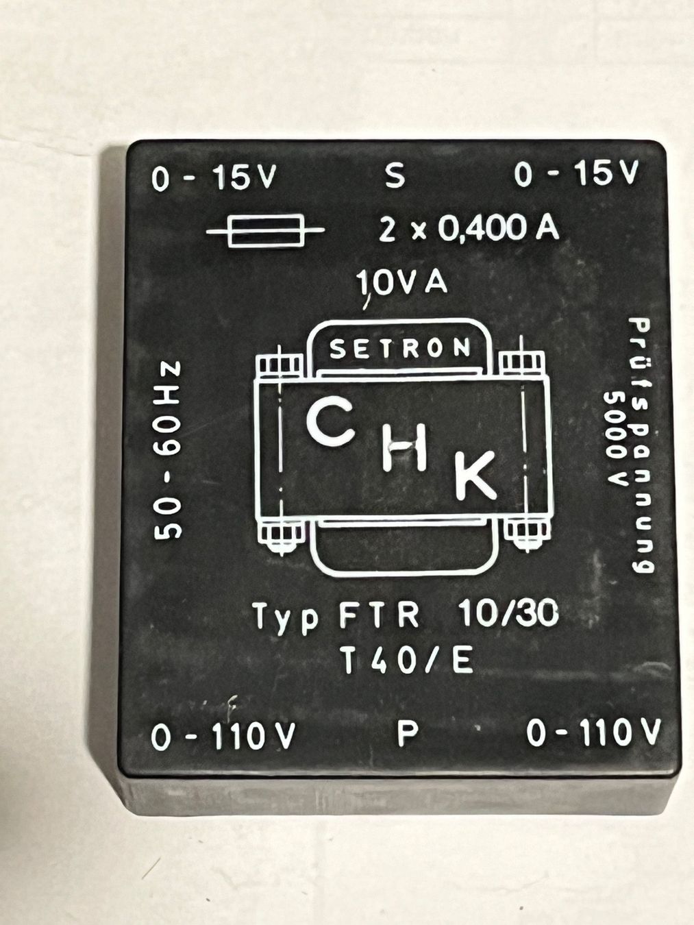 Componenti elettronici: Printtrafo 2x15V 6VA / 4VA / 10 VA – Nuovo e nell'imballaggio originale da Brugg AG venduto da Pedro4 2