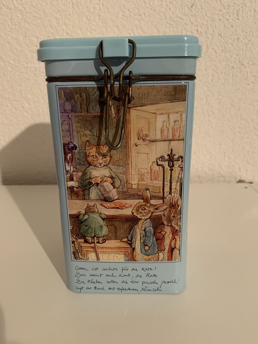 Contenitori & Simili: Peter Rabbit Keksdose Blechdose Aufbewahrung Nostalgie – Usato da Hinteregg venduto da GARANTA 1