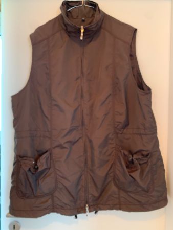 Veste in trendigem Schokobraun