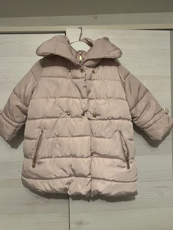Zara Baby Winter Jacke, Gr. 104 Rosa,