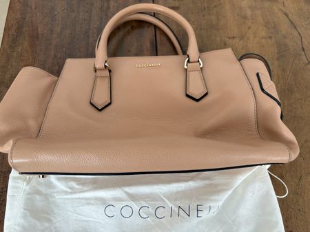 Damen Handtasche Coccinelle Leder beige guter Zustand