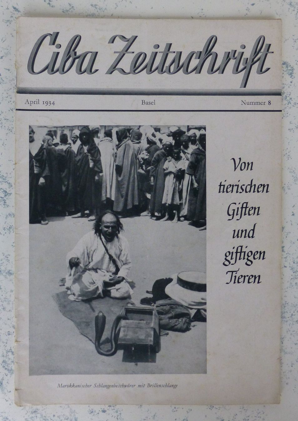 Riviste & Magazine: Ciba Zeitschrift von 1934 – Usato da Basel venduto da Falconis