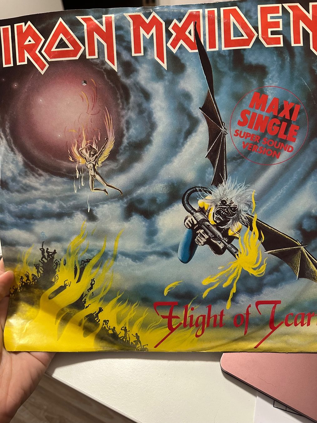 Dischi in vinile: Iron Maiden - Flight of Icarus Maxi single – Usato da Füllinsdorf venduto da mar_7rxb