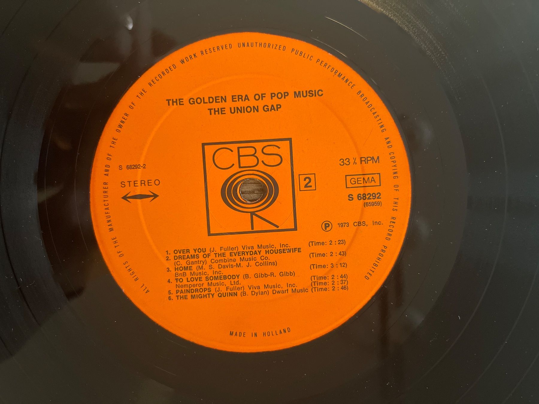Schallplatten: S1235/The Union Gap – Gebraucht aus Frutigen von Philippe_jsp 2