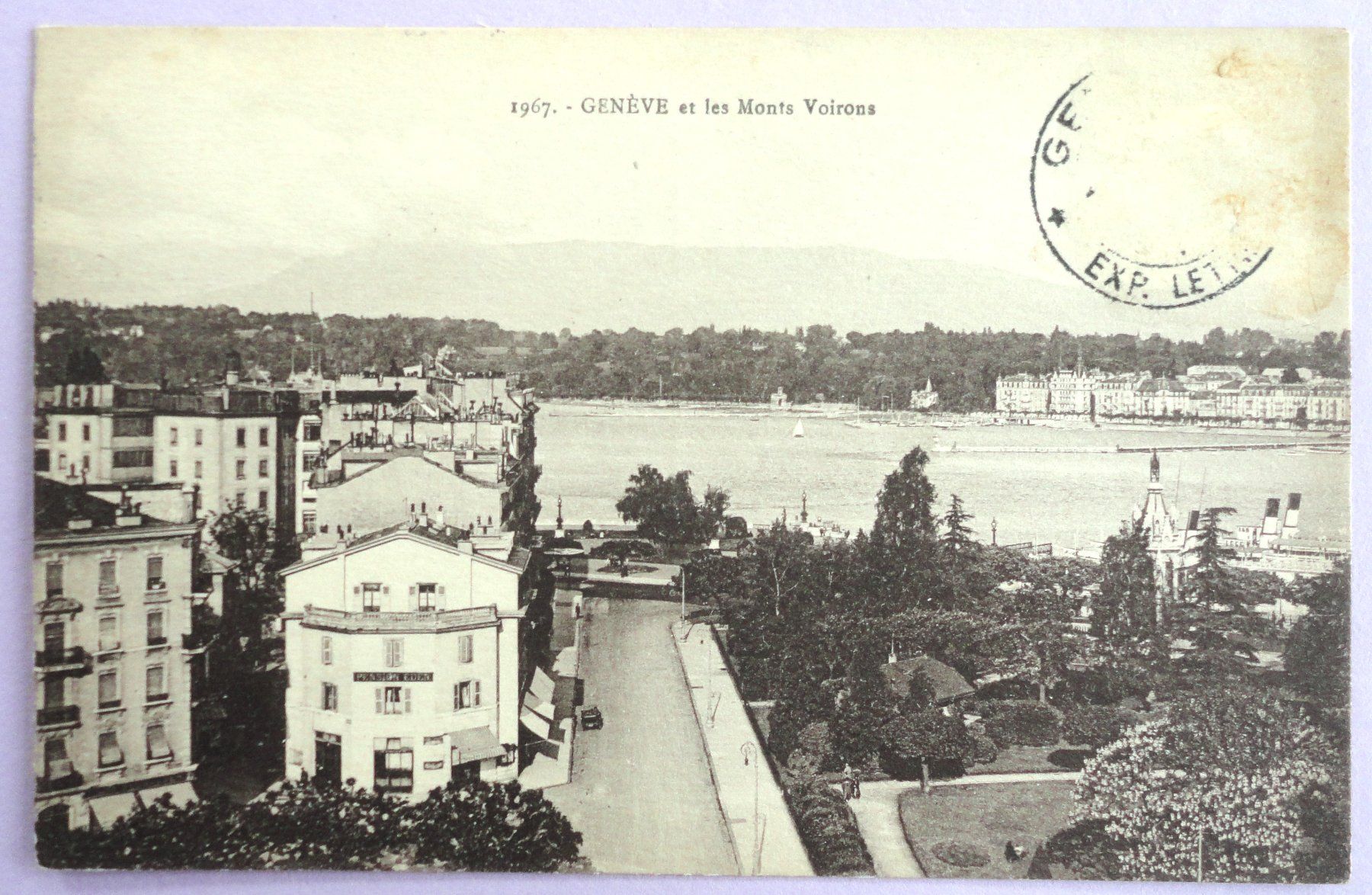 Cartoline postali: Genève et les Monts Voirons – Difettoso da Fétigny venduto da Billy2miny